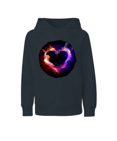 KALP LOGOLU Çocuk Unisex Hoodie Kapüşonlu - Tisho