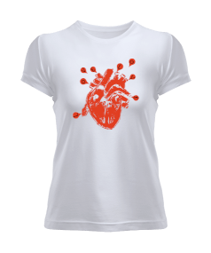 Tisho - Kalp tasarımı Kadın Tişört