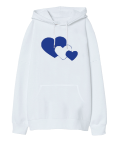 Kalpcikler Oversize Unisex Kapüşonlu Sweatshirt - Tisho