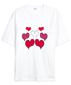 Kalpler Oversize Unisex Tişört - Tisho