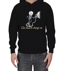 kalpler şarj eder Erkek Kapşonlu - Tisho