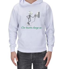 kalpler şarj eder Erkek Kapşonlu - Tisho