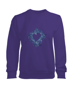 Kalpli bayan uzun kollu tişört Kadın Sweatshirt - Tisho