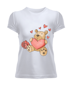 kalpli oyuncak ayı Kadın Tişört - Tisho