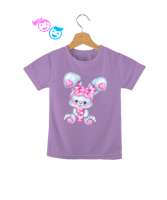 Kalpli tavşan Lila Çocuk Unisex - Tisho