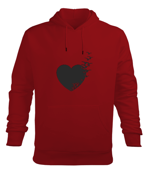 Kalpten gelen kuşlar Erkek Kapüşonlu Hoodie Sweatshirt - Tisho