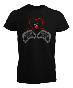 Kalpten oyuncu ,oynamayi seviyorum Erkek Tişört - Tisho