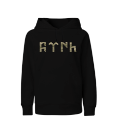 Kamuflaj Desenli Göktürkçe Türk Çocuk Kapüşonlu Hoodie Sweatshirt Çocuk Unisex Hoodie Kapüşonlu - Tisho