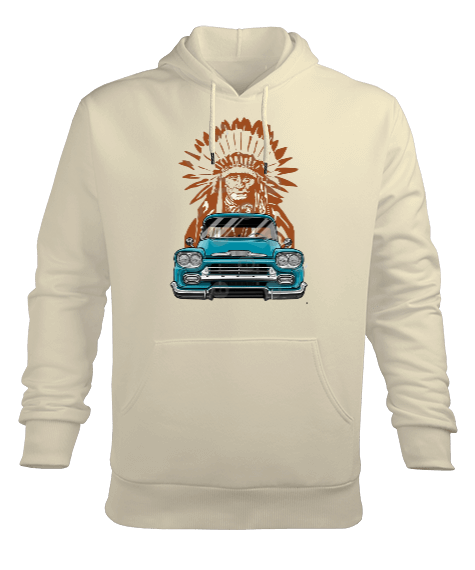 Tisho - Kamyonet Erkek Kapüşonlu Hoodie Sweatshirt