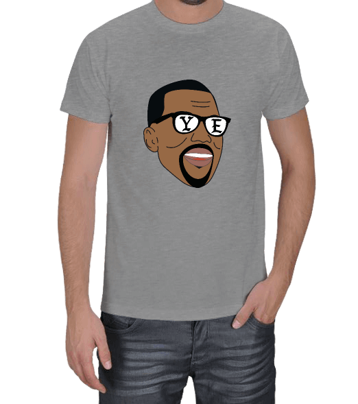 Tisho - Kanye West YE Erkek Tişört