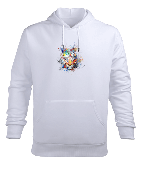 Tisho - KAPLAN Erkek Kapüşonlu Hoodie Sweatshirt