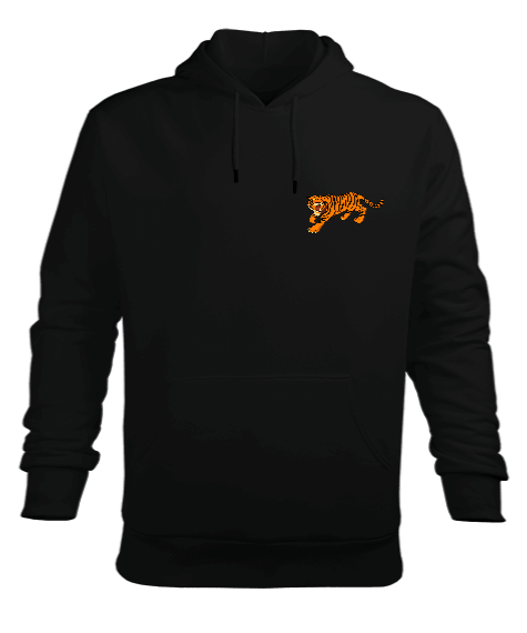 Tisho - KAPLAN Erkek Kapüşonlu Hoodie Sweatshirt