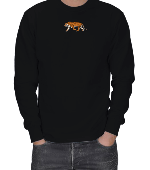 Tisho - KAPLAN TASARIMLI SWEATSHİRT ERKEK SWEATSHIRT