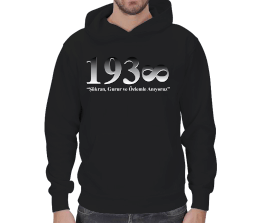 Kapşonlu Atatürk Sweat Erkek Kapşonlu - Tisho