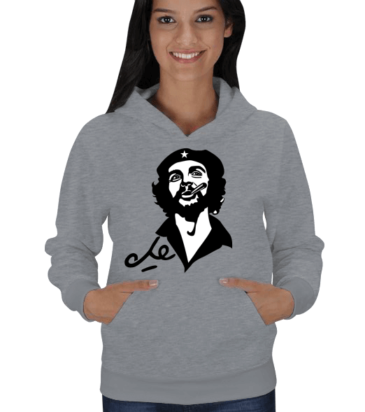 Tisho - Kapşunlu Che Guevara Poları Kadın Kapşonlu