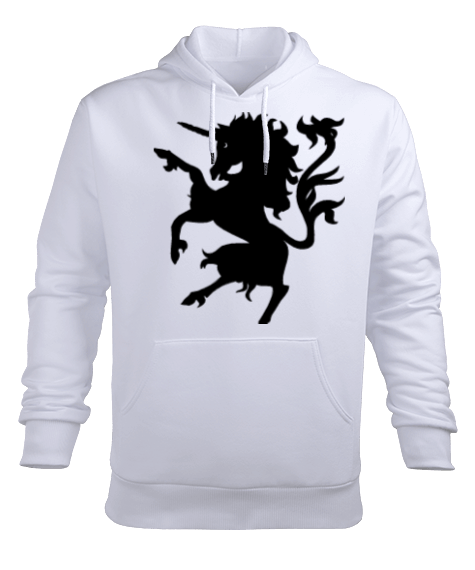 Tisho - karaAT Erkek Kapüşonlu Hoodie Sweatshirt