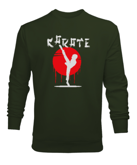 Tisho - Karate V5 Haki Yeşili Erkek Sweatshirt