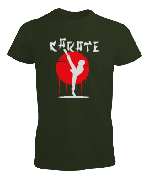 Tisho - Karate V5 Haki Yeşili Erkek Tişört
