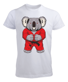 Kareteci Panda Erkek Tişört - Tisho