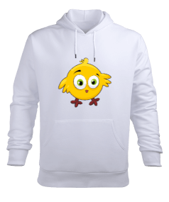 karikatür tarzı sevimli kuş Erkek Kapüşonlu Hoodie Sweatshirt - Tisho