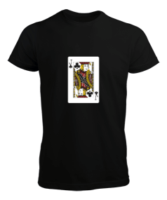 Tisho - Kart baskılı erkek T-Shirt Erkek Tişört