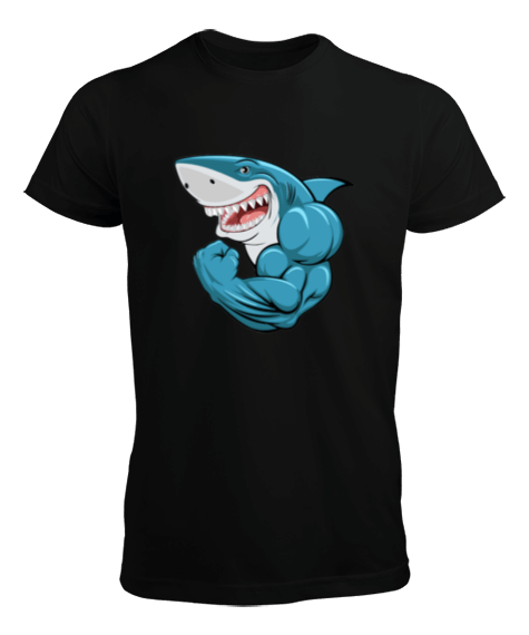Tisho - Kaslı köpek balığı Erkek Tişört