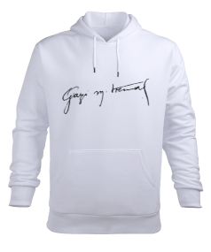 K.ATATÜRK İMZALI Erkek Kapüşonlu Hoodie Sweatshirt - Tisho