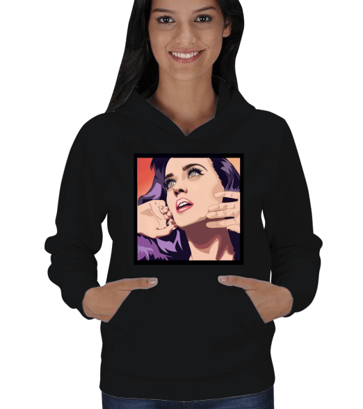 Tisho - Katy Perry Merch Kadın Kapşonlu