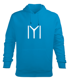 Kayı Boyu Türk Göktürk Türkiye Baskılı Turkuaz Erkek Kapüşonlu Hoodie Sweatshirt - Tisho