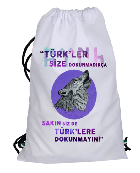 Tisho - Kayıtgan Türk Büzgülü Çanta Büzgülü spor çanta