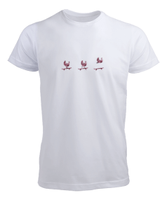 Tisho - Kaykaycı Tavuklar Erkek Tişört