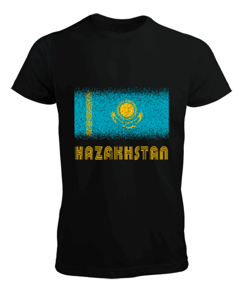 Tisho - Kazakistan,Kazakhstan,Kazakistan Bayrağı,Kazakistan logosu,Kazakhstan flag. Erkek Tişört