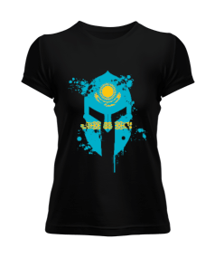 Kazakistan,Kazakhstan,Kazakistan Bayrağı,Kazakistan logosu,Kazakhstan flag. Kadın Tişört - Tisho