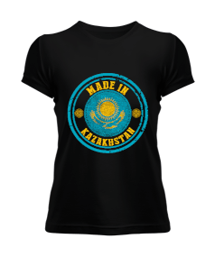 Kazakistan,Kazakhstan,Kazakistan Bayrağı,Kazakistan logosu,Kazakhstan flag. Kadın Tişört - Tisho