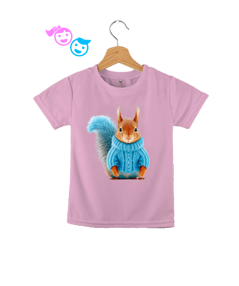 Tisho - Kazaklı Sevimli Tavşan - Rabbit V2 Pembe Çocuk Unisex