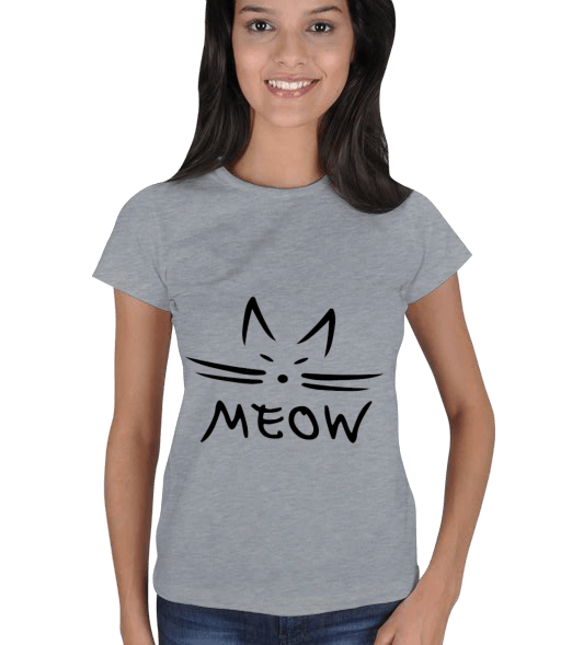 Tisho - Kedi Bayan Tişört Kadın Tişört