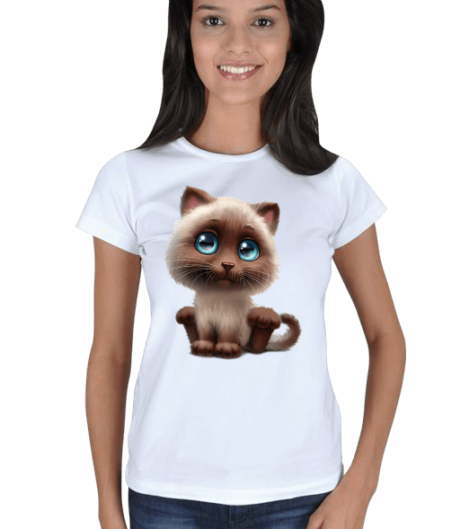Tisho - Kedi Kadın Tişört