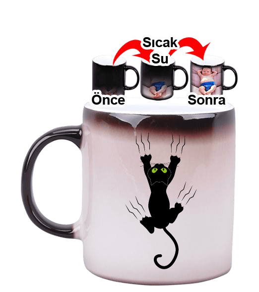 Tisho - kedi, siyah, komik Sihirli Kupa