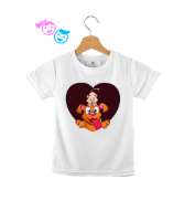 KEDİ VE KÖPEK Beyaz Çocuk Unisex - Tisho