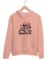 Kedi Yavru Ağzı Unisex Kapşonlu Sweatshirt - Tisho