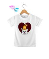 KEDİCİK Beyaz Çocuk Unisex - Tisho