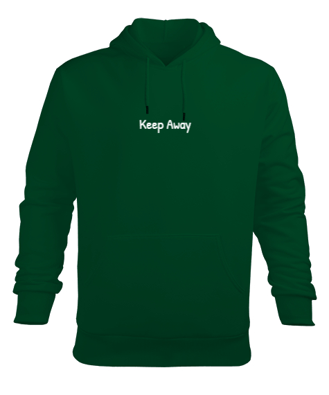 Tisho - Keep Away Çimen Yeşili Erkek Kapüşonlu Hoodie Sweatshirt