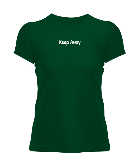 Tisho - Keep Away Çimen Yeşili Kadın Tişört