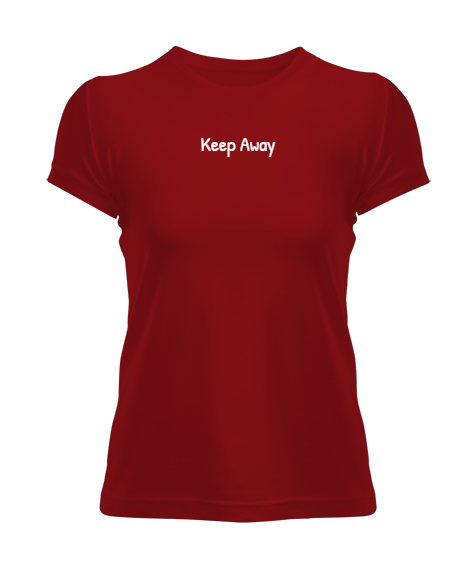Tisho - Keep Away Kırmızı Kadın Tişört