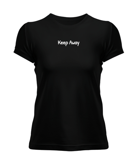 Tisho - Keep Away Siyah Kadın Tişört