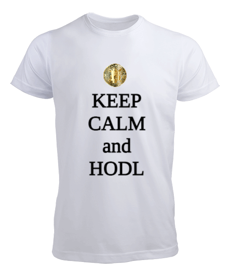 Tisho - Keep Calm and Hodl Erkek Tişört