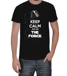 Tisho - Keep Calm and Use Force Erkek Tişört