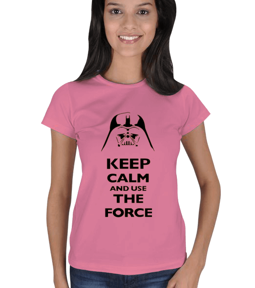 Tisho - Keep Calm And Use The Force Kadın Tişört