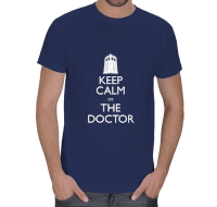 Keep Calm Im The Doctor - Doctor Who Erkek Tişört - Thumbnail
