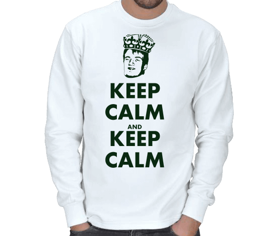 Tisho - Keep Calm Kışlık Sweatshirt ERKEK SWEATSHIRT